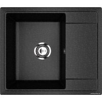 Кухонная мойка Practik PR-M 575-004 (черный оникс)