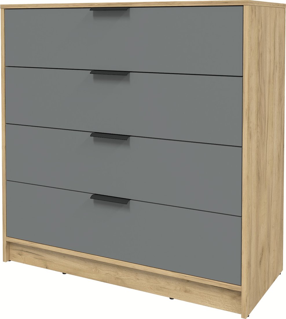 

Комод Интерлиния Концепт КТ-К100 Глосс (дуб золотой/серый)