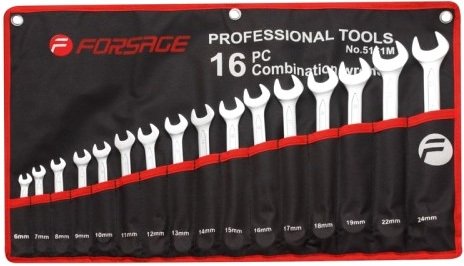 

Набор ключей FORSAGE F-5161M (16 предметов)