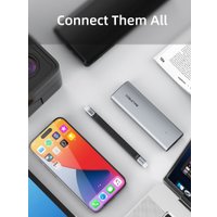 Кабель Cabletime Short Flat USB 4 USB Type-C - USB Type-C (0.15 м, черный)