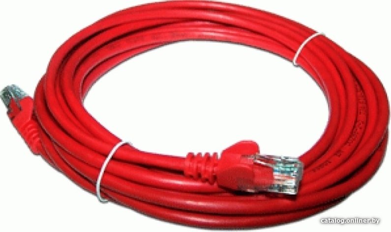 Кабель Lanmaster LAN-45-45-3.0-RD