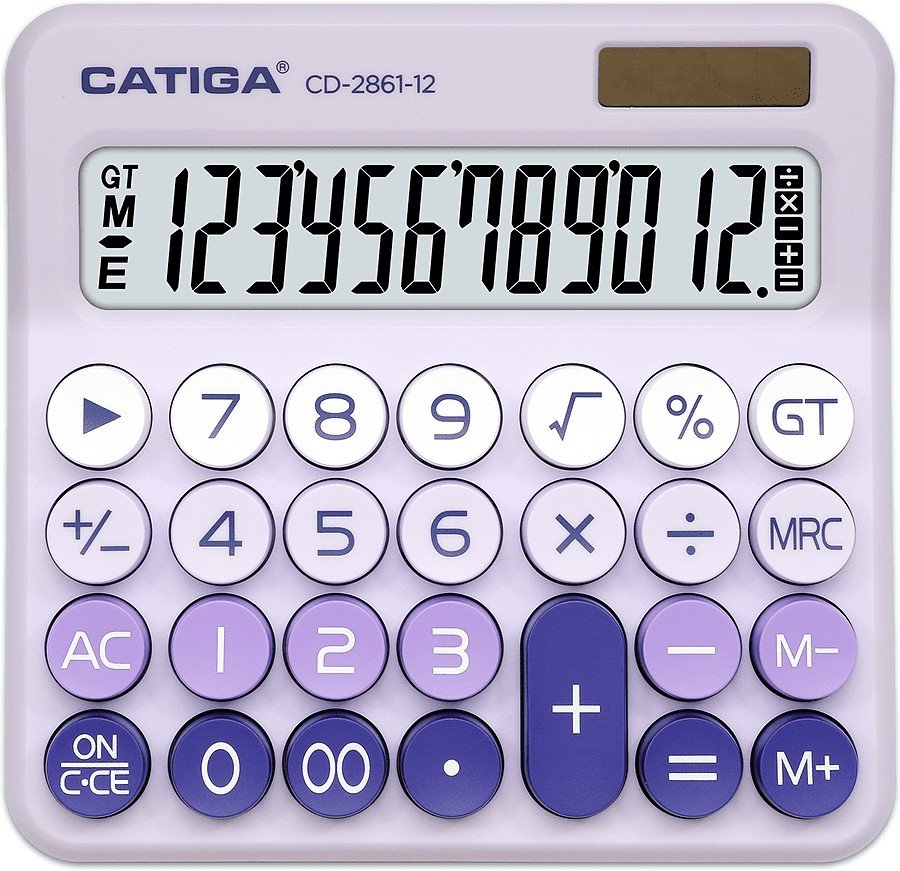 

Калькулятор Catiga CD-2861-12 (фиолетовый)