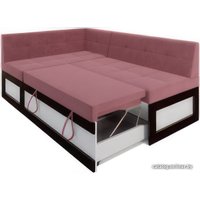 Угловой диван Мебель-АРС Нотис левый 207x82x132 (велюр пудра НВ-178 18)