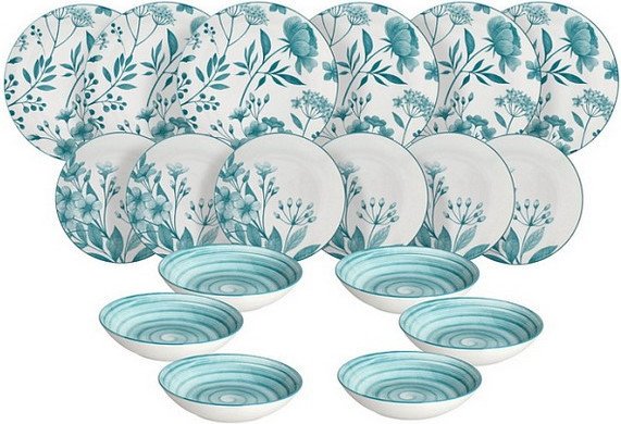 Столовый сервиз Tognana Madison Coralie Teal MC070186241