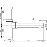 Сифон CeramaLux RD015
