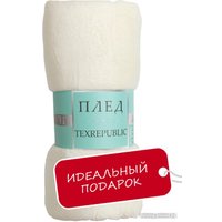Плед Tex Republic Absolute Однотонный Фланель 1.5 24854 (молочный)