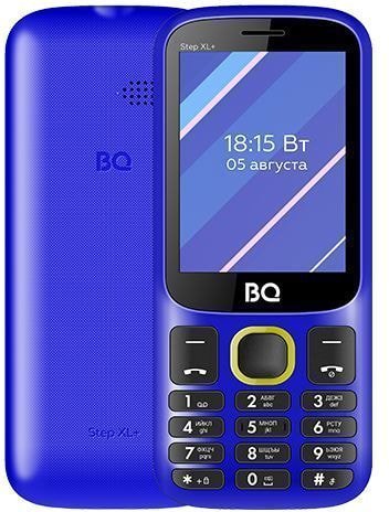 

Кнопочный телефон BQ BQ-2820 Step XL+ (синий/желтый)