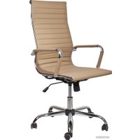 Офисное кресло AksHome Elegance Chrome Eco (бежевый)