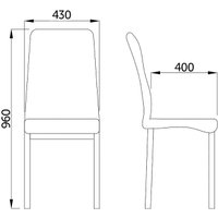 Стул AksHome Romeo (белый зефирный ML02-08/хром)