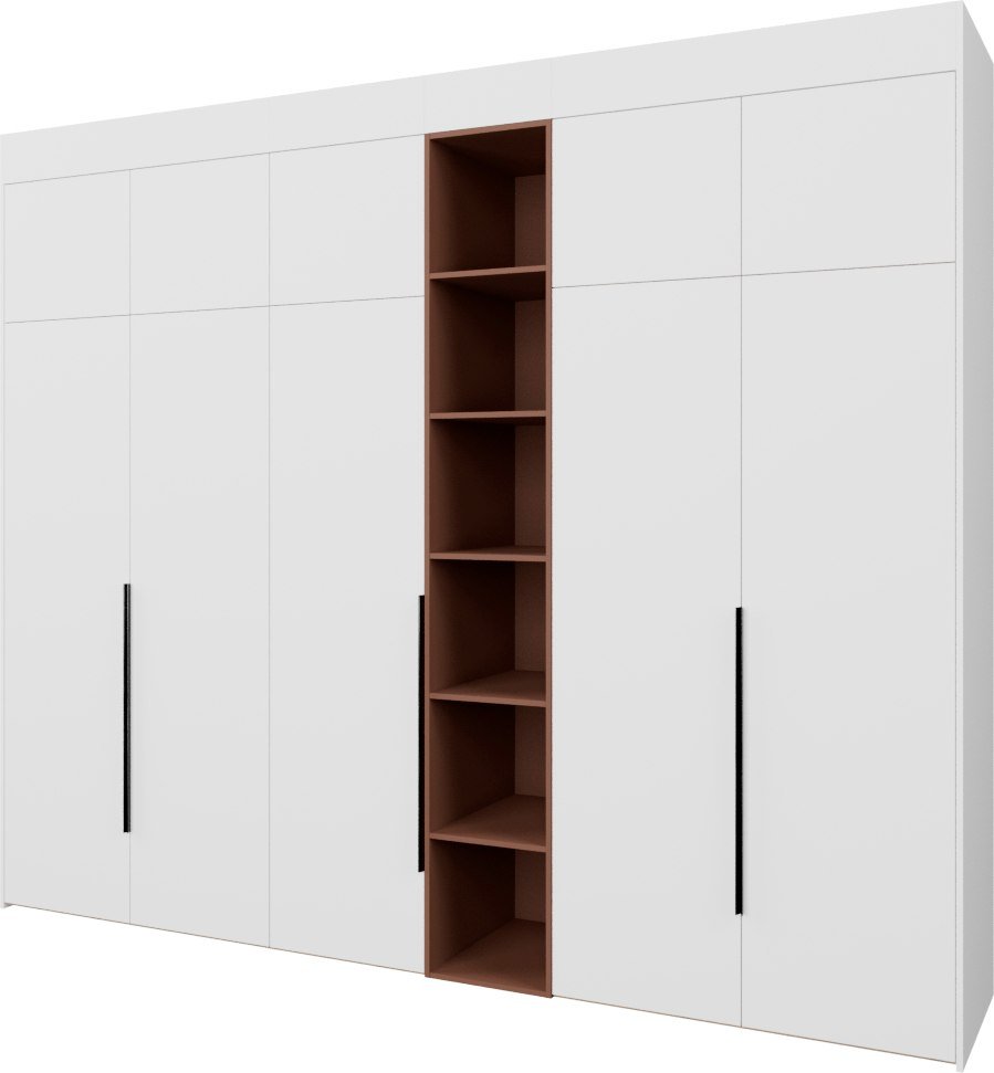 

Шкаф распашной Рэйгрупп Рэй S245-В14-2-EBL В14-2 (дуб элисон/белый премиум/античная латунь)