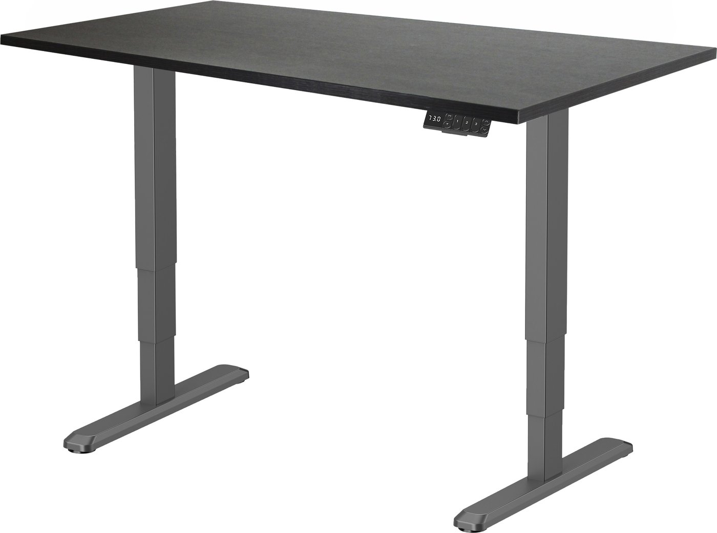 

Стол для работы стоя ErgoSmart Unique Ergo Desk 1360x800x36мм (дуб мореный/черный)