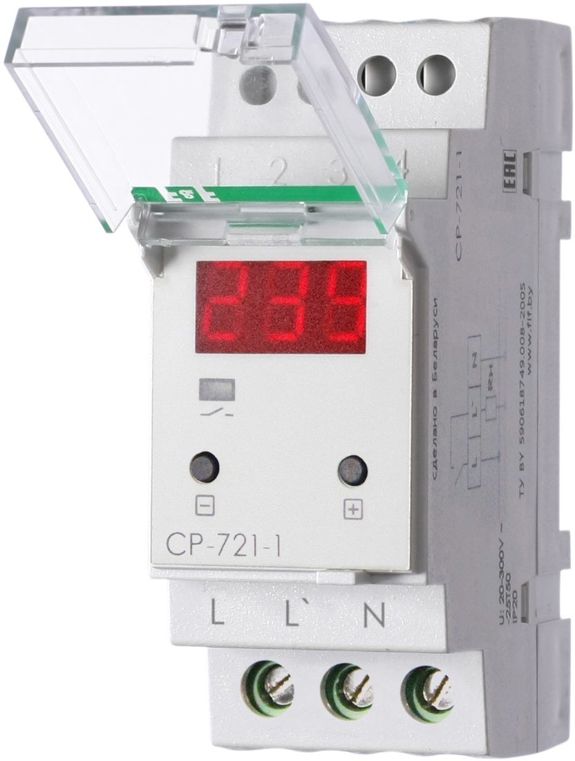 

Реле напряжения Евроавтоматика F&F CP-721-1 / EA04.009.013