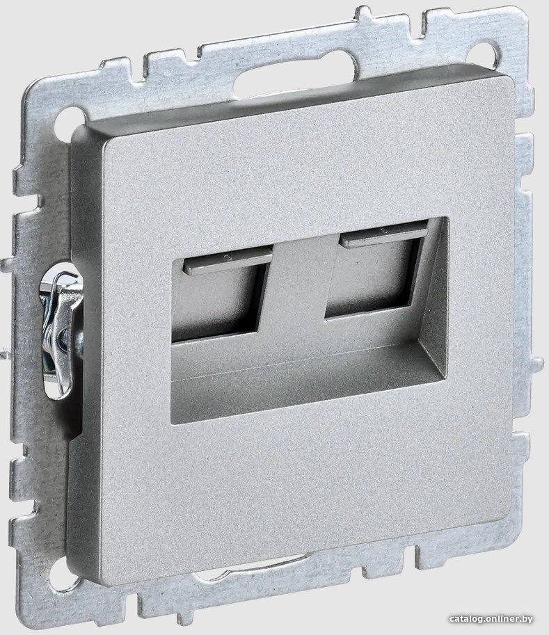 Розетка компьютерная IEK Brite РК10-2-БрА