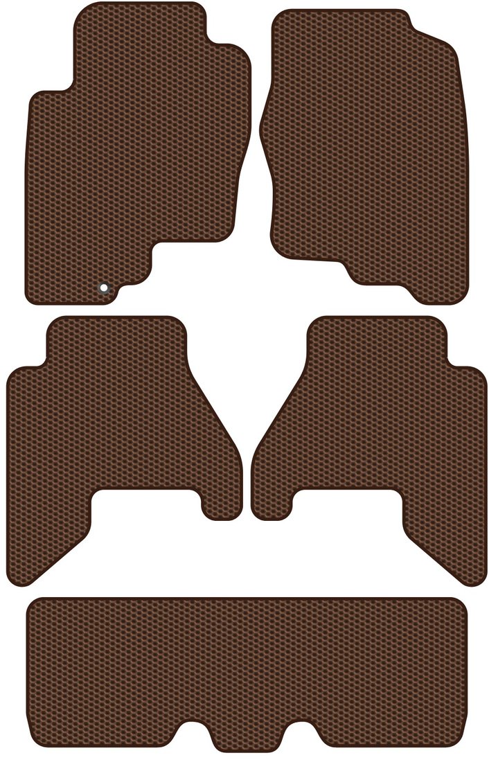 

Комплект ковриков для авто Alicosta Nissan Pathfinder III (suv 7 мест / R51) +3 ряд 2004 - 2009 (коричневый, сота)