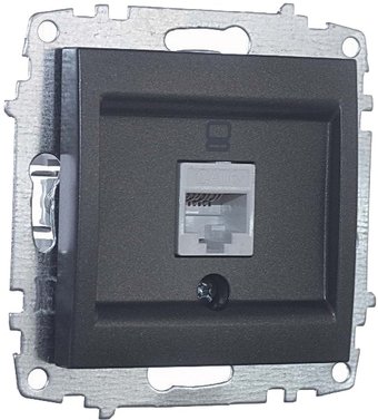 Розетка компьютерная Elbi Zena-Vega 609-011100-247 (графит)