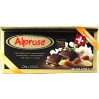  Sweetmarket Горький швейцарский шоколад Alprose с цельным миндалем 100 г