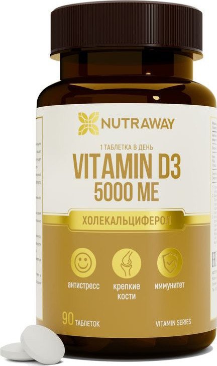 

Витамин Nutraway D3 5000ME (90 капсул)