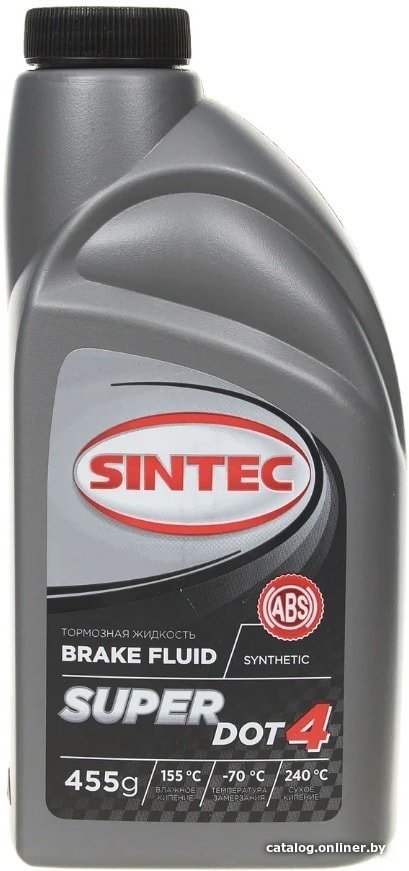 Тормозная жидкость Sintec Super DOT4 455г