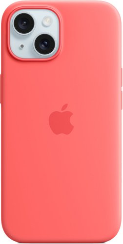 Чехол для телефона Apple MagSafe Silicone Case для iPhone 15 (гуава)