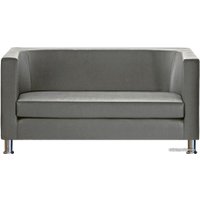 Диван Brioli Клос двухместный (экокожа, L21 серый)