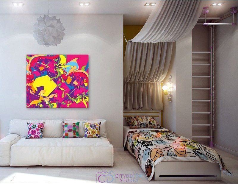 Модульная картина Citydecor Абстракция 2.2 60x70 см