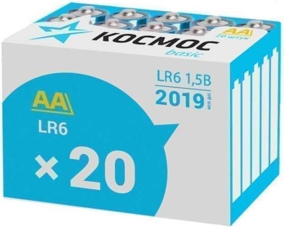 

Батарейка КОСМОС LR6 20BOX KOCLR620BOX 20 шт