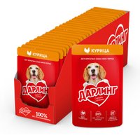 Консервированный корм для собак Дарлинг Курица в подливе 75 г