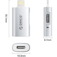 Адаптер Orico LC10 USB Type-C - Lightning