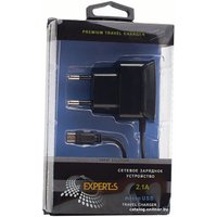 Сетевое зарядное EXPERTS microUSB (2.1 A)