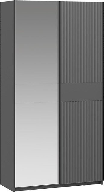 

Шкаф-купе Трия Оскар Тиффани Т2 1200 282722 (черный/серый графит/графит матовый)