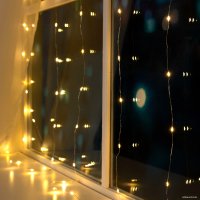 Световой дождь Luazon Занавес Rosa 5206147 (теплый белый)