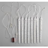 Светодиодная гирлянда Luazon Сосульки рифленые 2.5x0.3 м 5248341 (белый)