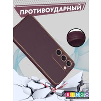 Чехол для телефона Bingo Gold Line для Samsung Galaxy S23 (бордовый)