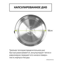 Чайник со свистком TimA WTK250