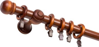 Карниз для штор Белост Однорядный 1КМ-09-250-06 мод.09 (2.5м, дуб)
