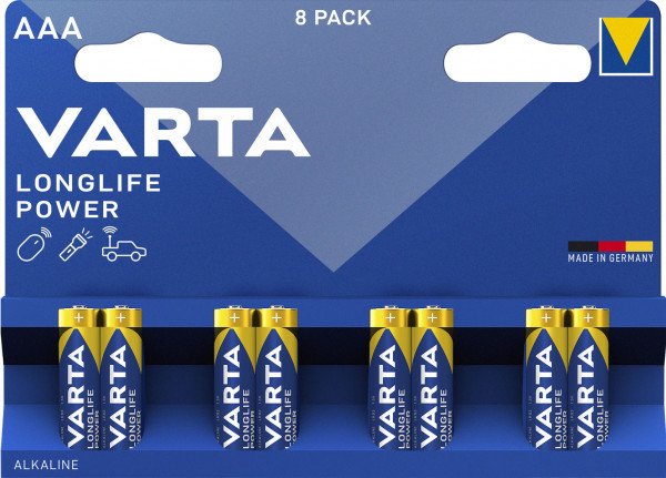 

Батарейка Varta Longlife ААА DB 04103101418 8 шт