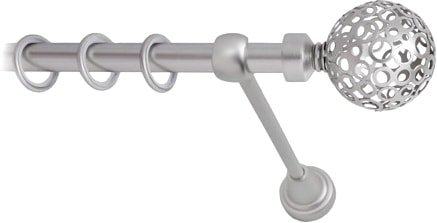 

Карниз для штор Lm Decor Ажур (сатин, гладкая, 1.6м 25мм, 1 ряд)