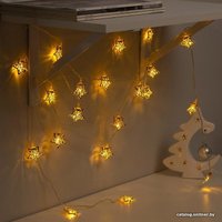 Новогодняя гирлянда Luazon Нить 20 LED 4м (теплый белый) 2388643