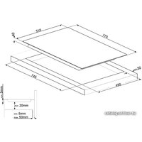 Варочная панель Smeg SE385EMTB