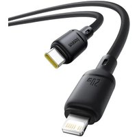 Кабель Baseus Silky Series Fast Charging Cable USB Type-C - Lightning (1 м, черный)