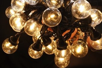 LuMax Шарики LED-LS-50-10M-WW (теплый белый)