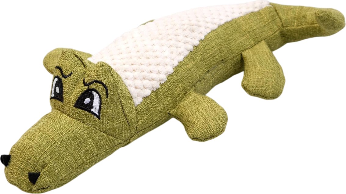 

Игрушка для собак Sima-Land Крокодил 4371545 (зеленый)