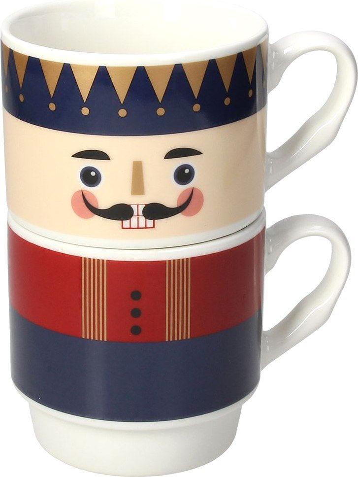 

Набор кружек Tognana Natale Stacking Щелкунчик NT685456092 (2шт)