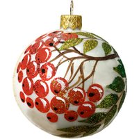 Елочная игрушка Декарт Рябиновая ветка на морозе 8Ш0031