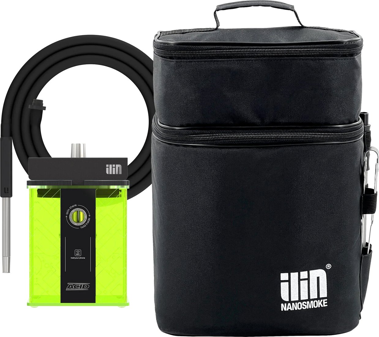 

Мини-кальян Nanosmoke ILIN Acid 2024 (с сумкой)