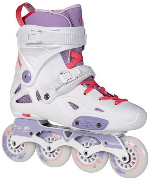 

Роликовые коньки PlayLife Imperial Violet 80 (р. 39-40, белый/фиолетовый)