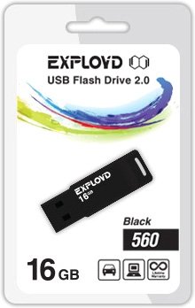 

USB Flash Exployd 560 16GB (черный) [EX-16GB-560-Black]