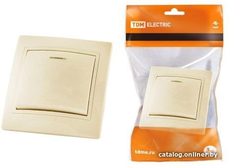 Выключатель TDM Electric Таймыр SQ1814-0104 (слоновая кость)