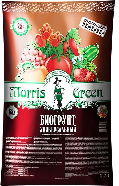 

Грунт Morris Green Универсальный с биогумусом (65 л)