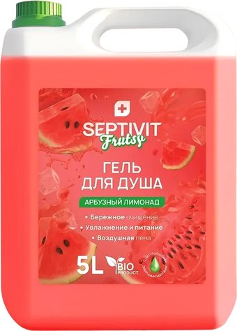 Septivit Гель для душа Frutsy Арбузный лимонад 5 л
